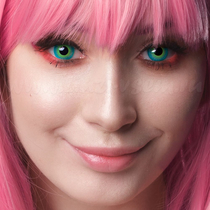 Карнавальные линзы Lensmam  Green Elf Фото